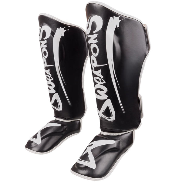 8 WEAPONS Shin Guards, Unlimited 2.0, black-white