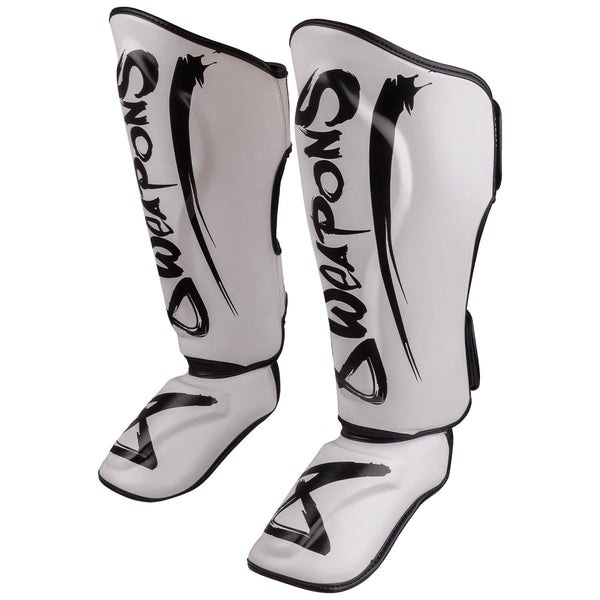 8 WEAPONS Shin Guards, Unlimited 2.0, white-black