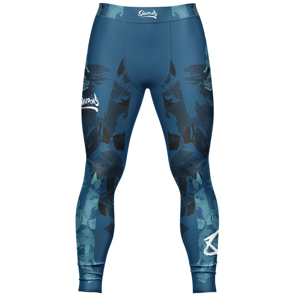 8 WEAPONS Compression Pants, Hit 2.0, navy-black