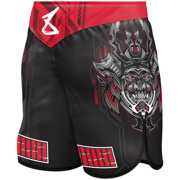 8 WEAPONS Fight Shorts, Samurai 2.0, black-red