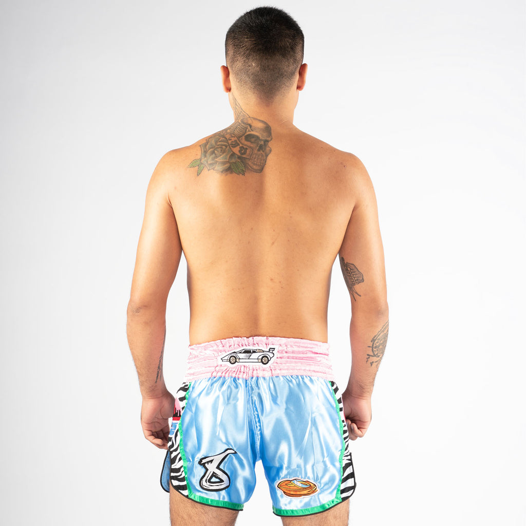 8 Weapons 8 WEAPONS Muay Thai Shorts Super Mesh Grand Blue