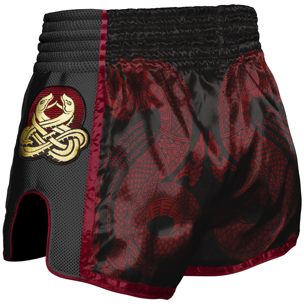 8 WEAPONS Shorts, Sak Yant Naga, black-red – 8 WEAPONS Fightgear Shop ...